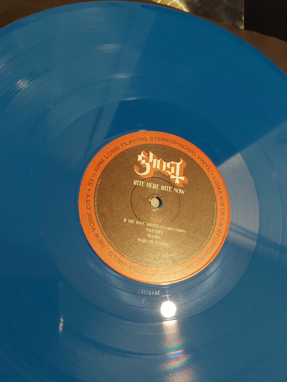 Ghost Vinyl - Rite Here, Rite Now In Aqua Blue - Picture 2 of 12
